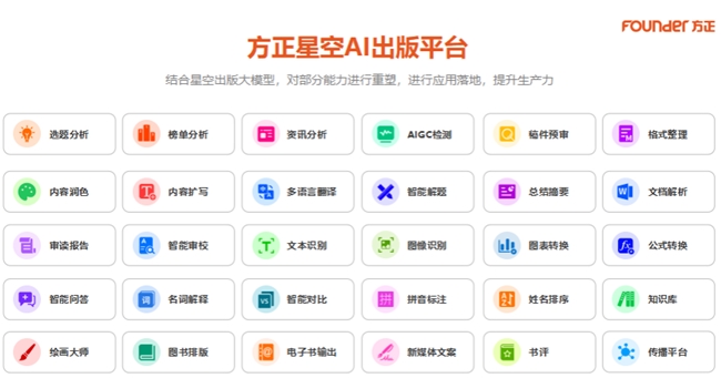 “智”绘出版赢未来方正星空AI出版平台方正智能审校V60正式发布(图5)